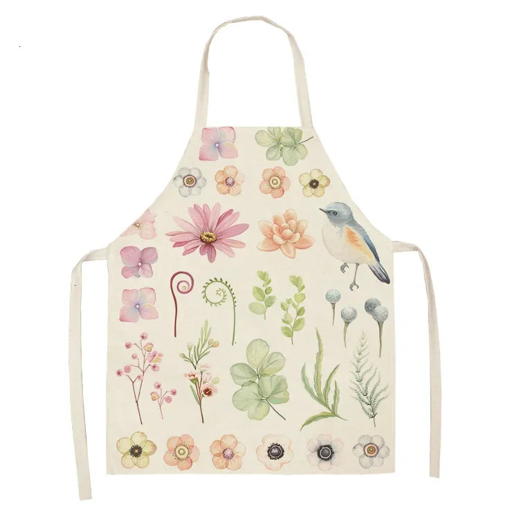 Tablier Cuisine Imprimé Lin Coton – Tablier Motifs Tendance et Originaux