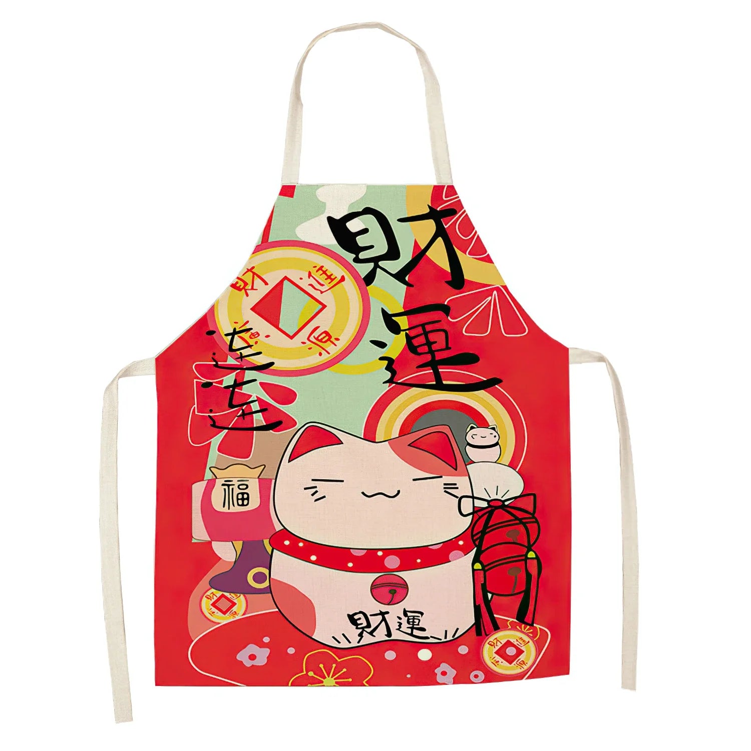 Tablier cuisine kawaii coloré femme enfant bonne humeur cadeau