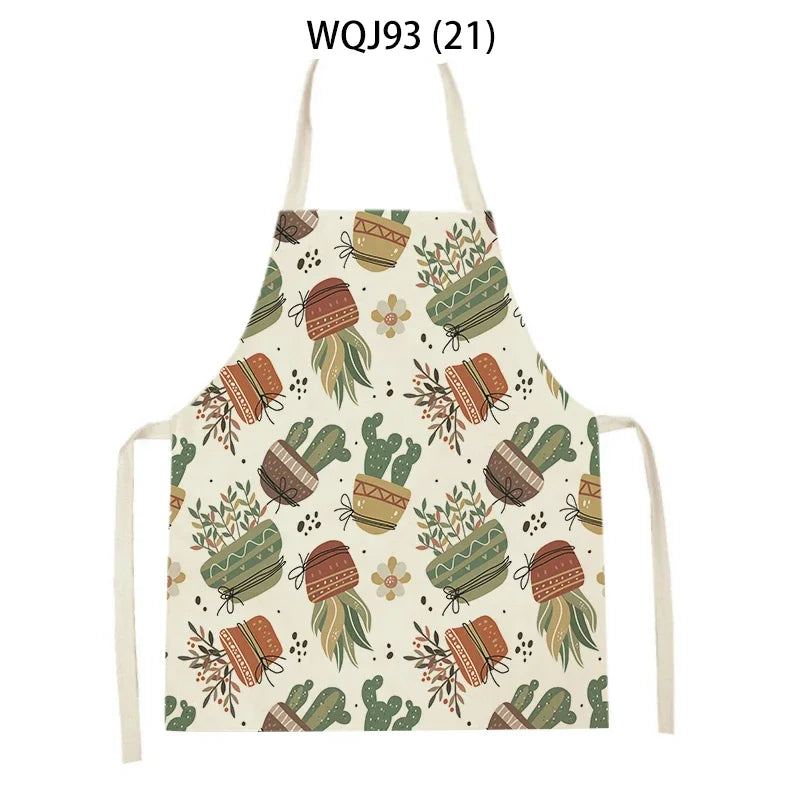 Tablier Cuisine Créatif Lin Coton – Tablier Motifs Originaux et Colorés