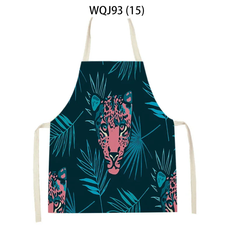 Tablier Cuisine Créatif Lin Coton – Tablier Motifs Originaux et Colorés