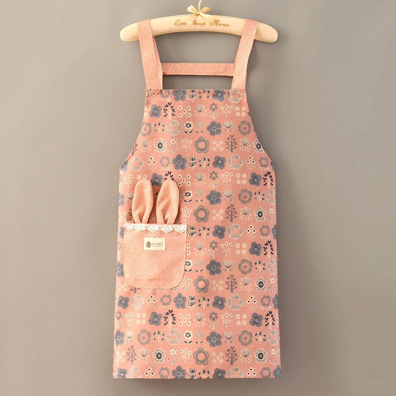 Tablier Cuisine Femme Polyester – Tablier Léger 6 Designs Toutes Saisons