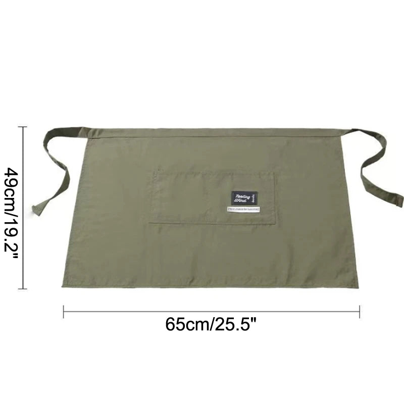 Demi Tablier Imperméable Canvas – Demi Tablier Résistant Anti-Taches