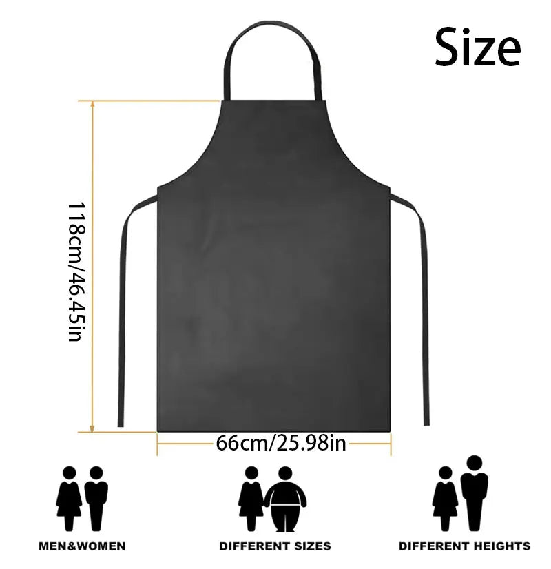Tablier de cuisine long grande longueur anti-taches résistant