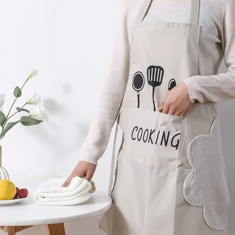 Tablier cuisine anti-taches protection maximale quotidien