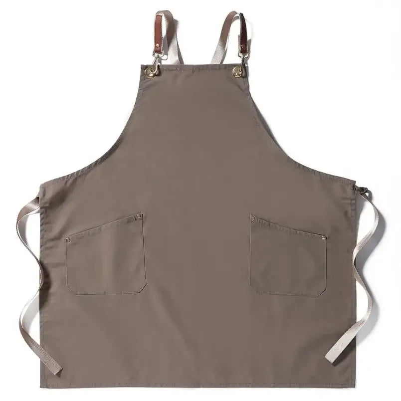Tablier de Cuisine Professionnel en Canvas – Tablier Résistant Chef Cuisinier