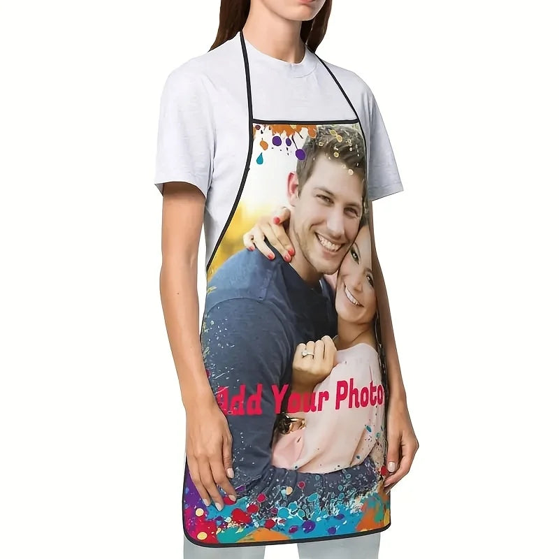 Tablier de Cuisine avec Photo – Tablier Polyester Personnalisé Photo