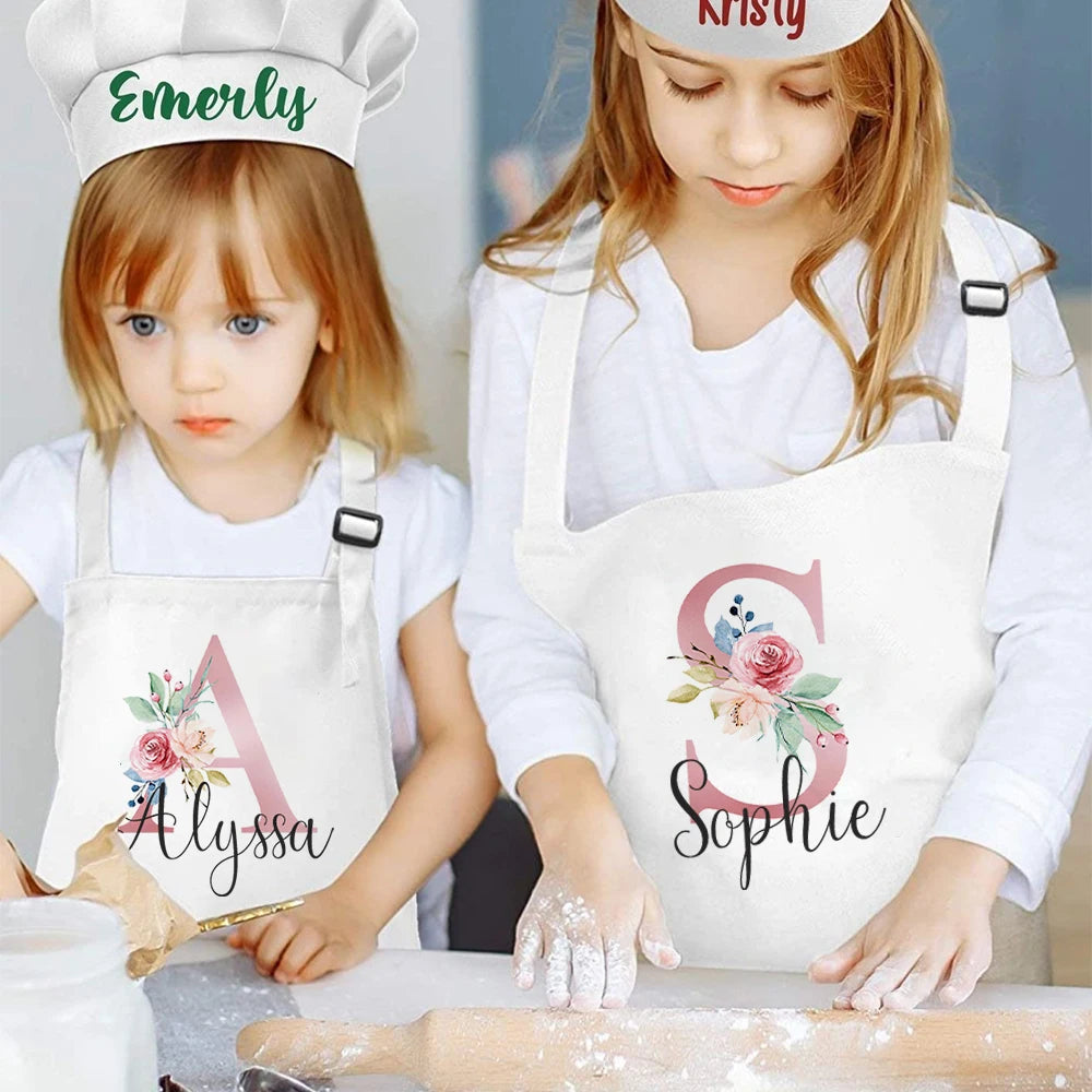 Tablier cuisine prénom enfant personnalisé rigolo cadeau