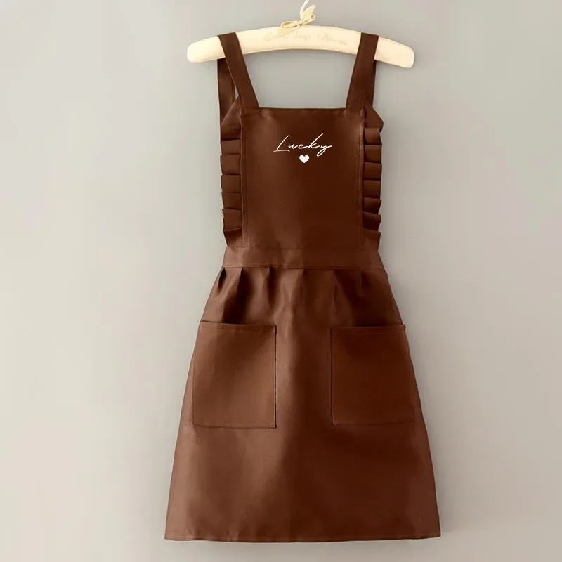 Tablier cuisine élégant canvas raffiné résistant durable