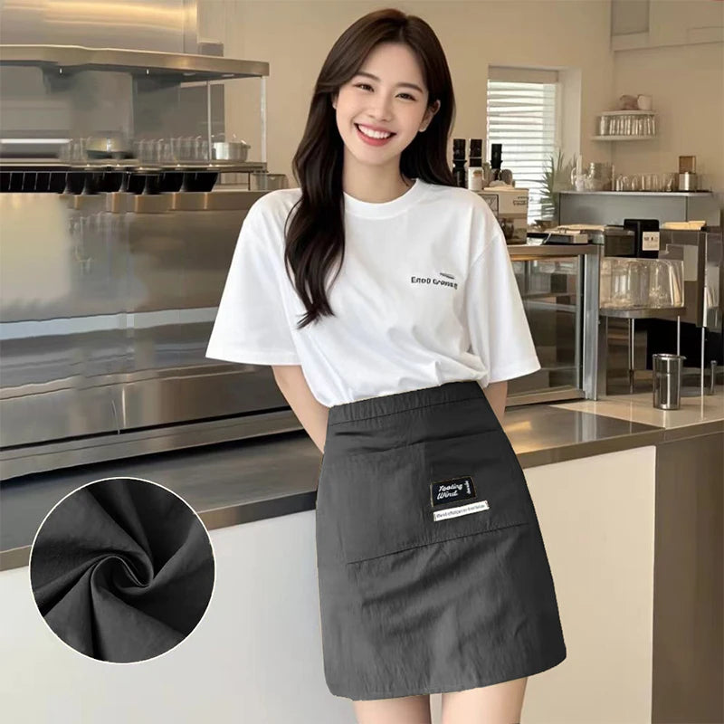 Demi Tablier Imperméable Canvas – Demi Tablier Résistant Anti-Taches
