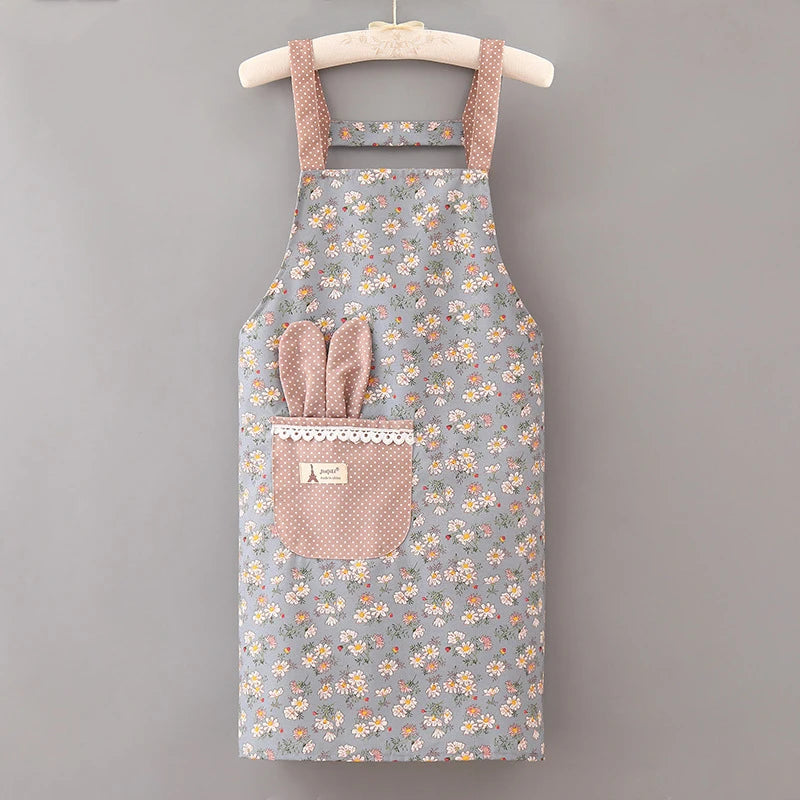 Tablier Cuisine Femme Polyester – Tablier Léger 6 Designs Toutes Saisons