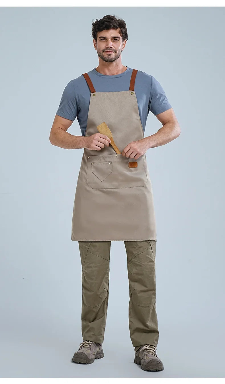 Tablier cuisine homme design masculin épuré élégant résistant