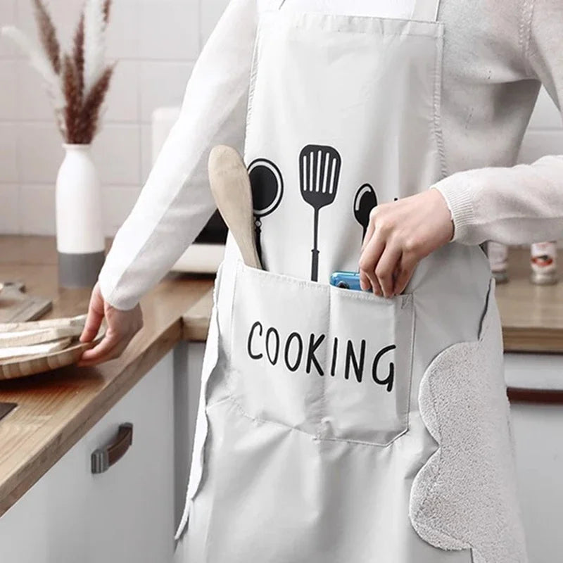 Tablier cuisine anti-taches protection maximale quotidien