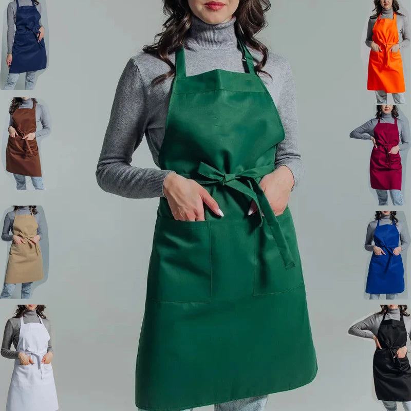 Tablier cuisine bleu anti-taches coloré apaisant résistant