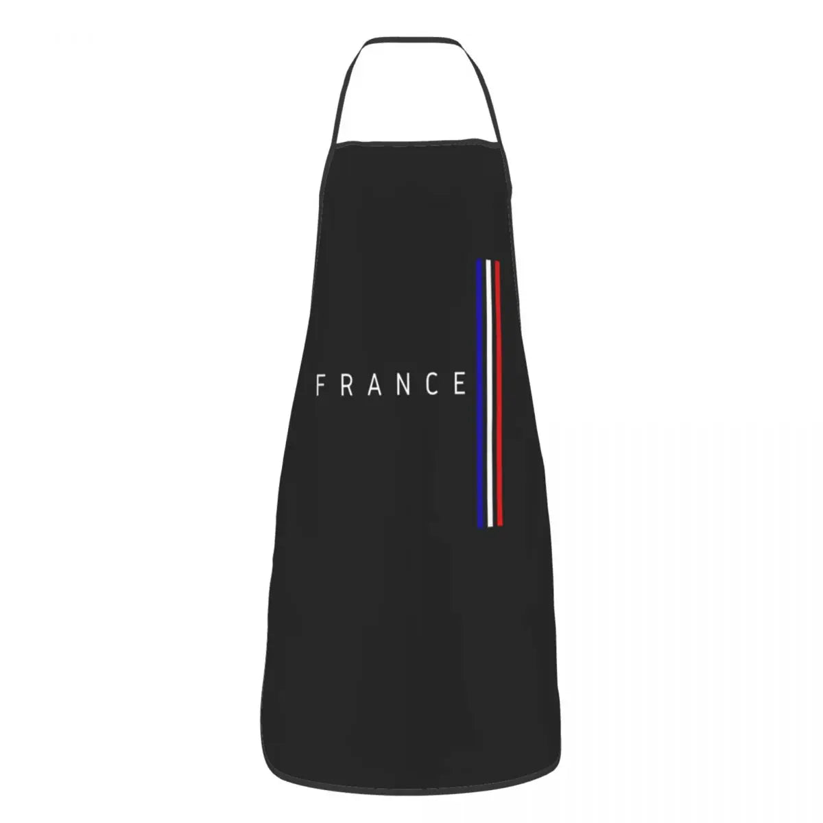 Tablier cuisine français tricolore style bistrot gastronomie