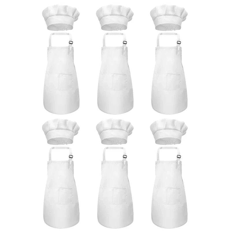 Tablier de Cuisine pour Enfant Lot de 2 – Tablier Enfant Duo Couleurs Douces