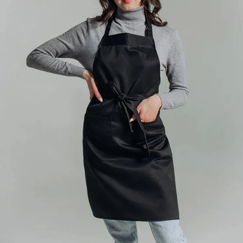 Tablier cuisine bleu anti-taches coloré apaisant résistant