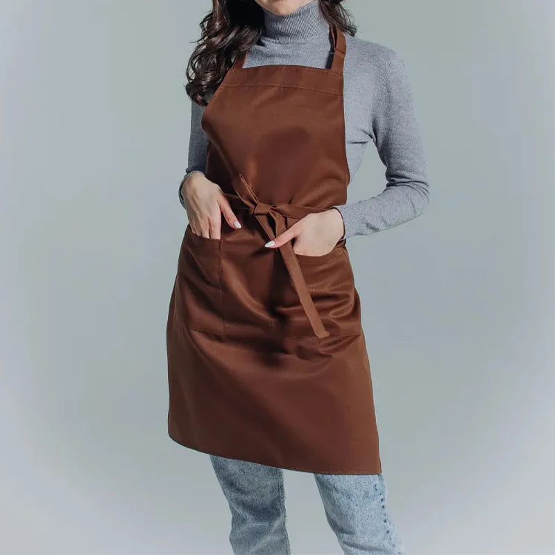 Tablier cuisine bleu anti-taches coloré apaisant résistant