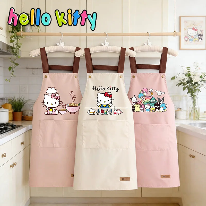 Tablier Hello Kitty femme kawaii adulte original fantaisie