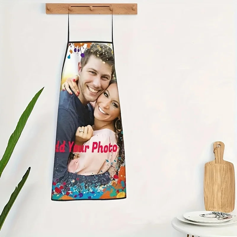 Tablier de Cuisine avec Photo – Tablier Polyester Personnalisé Photo
