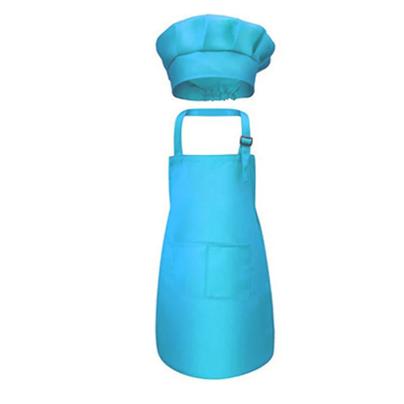 Tablier de Cuisine pour Enfant Lot de 2 – Tablier Enfant Duo Couleurs Douces