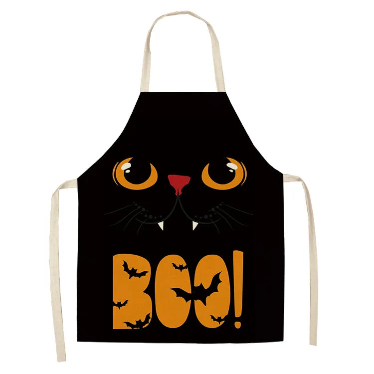 Tablier Cuisine Chats Lin Coton – Tablier Motif Chat Original et Mignon