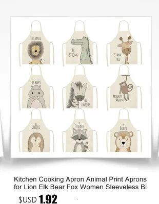 Tablier Cuisine Motif Lin Coton – Tablier Design Unique Adulte et Enfant