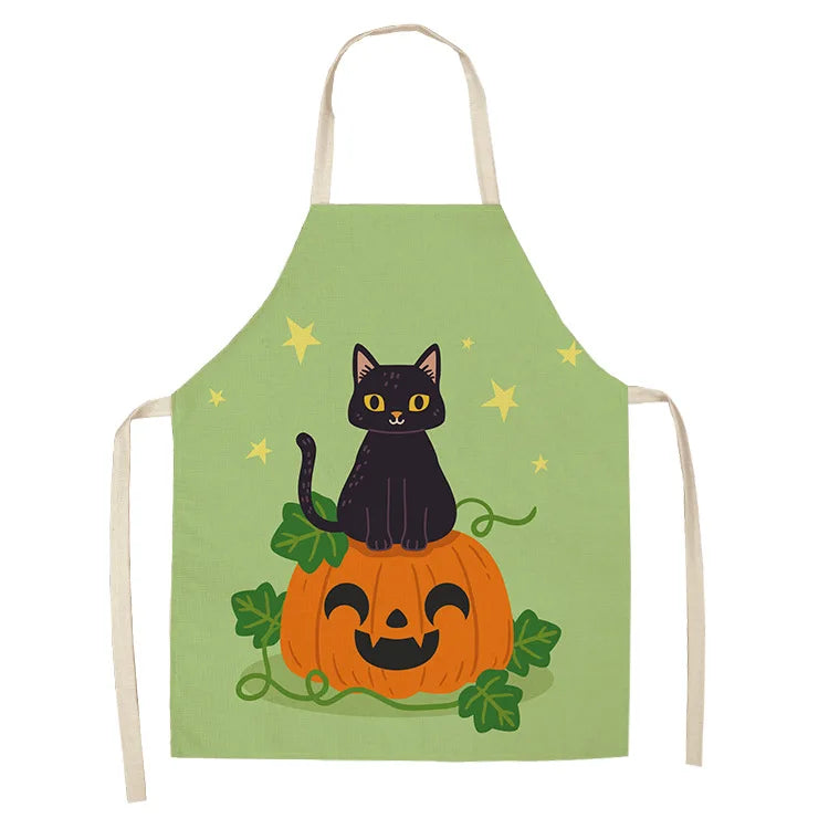 Tablier Cuisine Chats Lin Coton – Tablier Motif Chat Original et Mignon