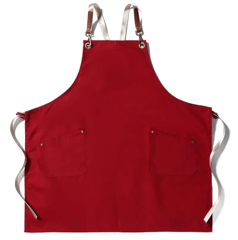 Tablier de Cuisine Professionnel en Canvas – Tablier Résistant Chef Cuisinier
