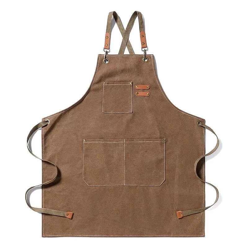 Tablier cuisine bleu homme