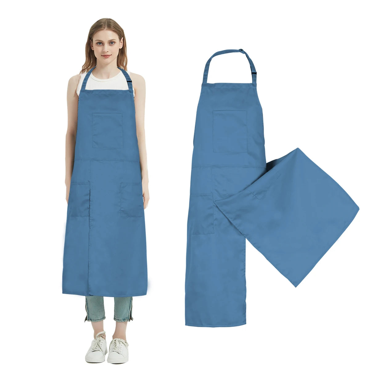 Tablier cuisine beige élégant neutre résistant intemporel