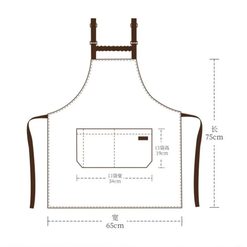 Tablier Cuisine Design H-Back – Tablier Polyester Waterproof Stylé