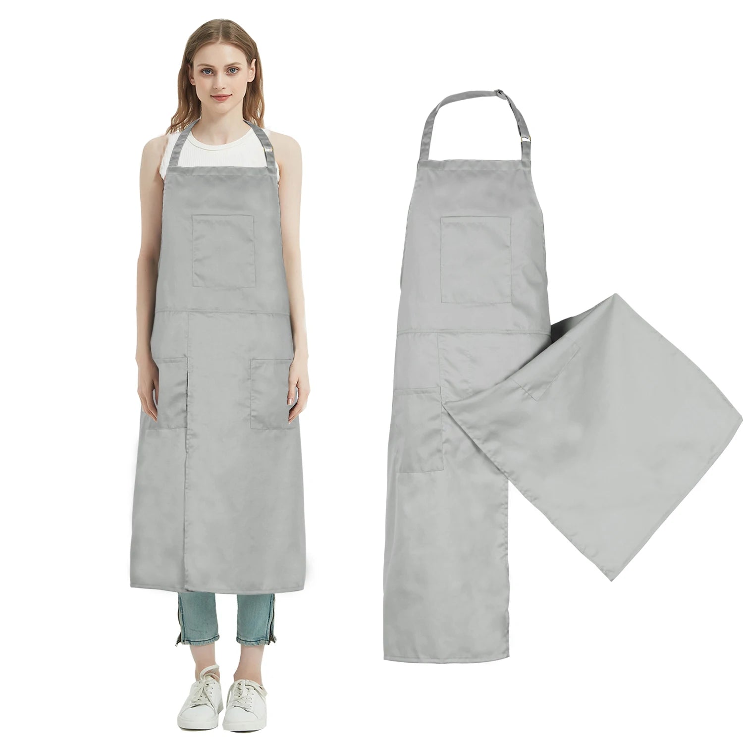 Tablier cuisine beige élégant neutre résistant intemporel