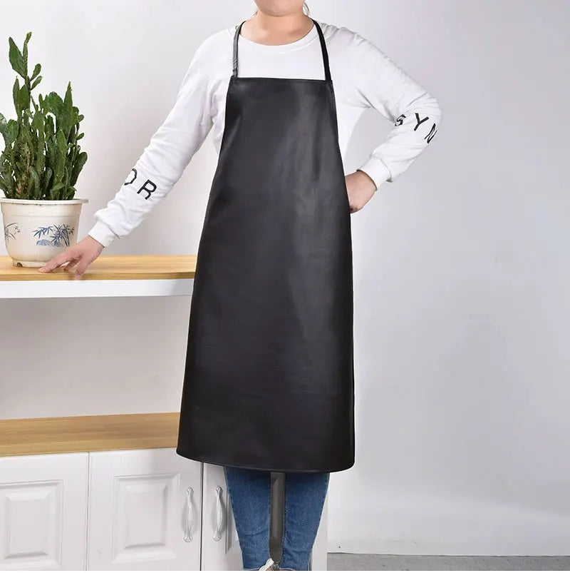Tablier de cuisine long grande longueur anti-taches résistant