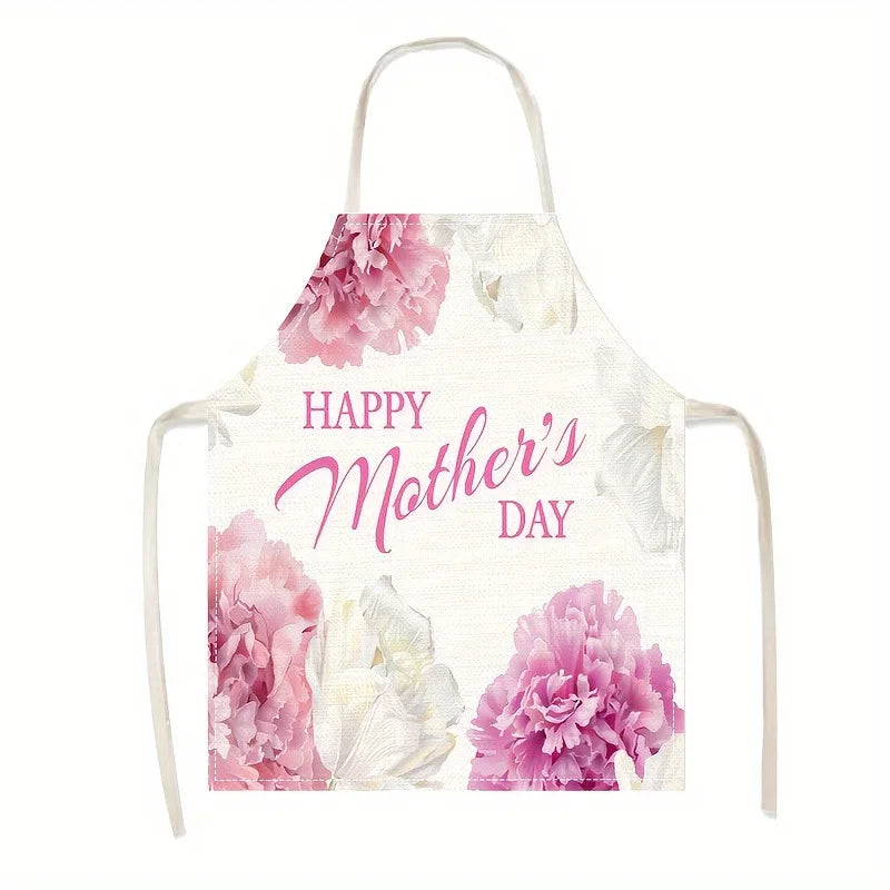 Tablier cuisine fête des mères maman élégant cadeau coton