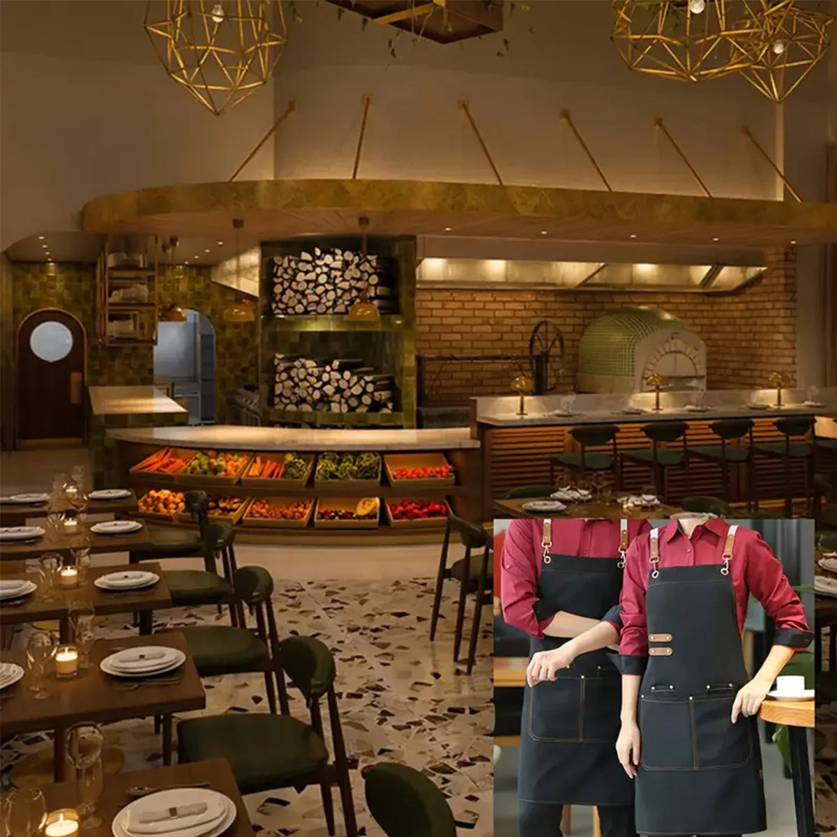 Tablier cuisine de marque