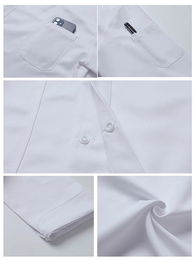 Tablier Chef Cuisine – Tablier Professionnel Twill Blanc Noir Gris Kaki