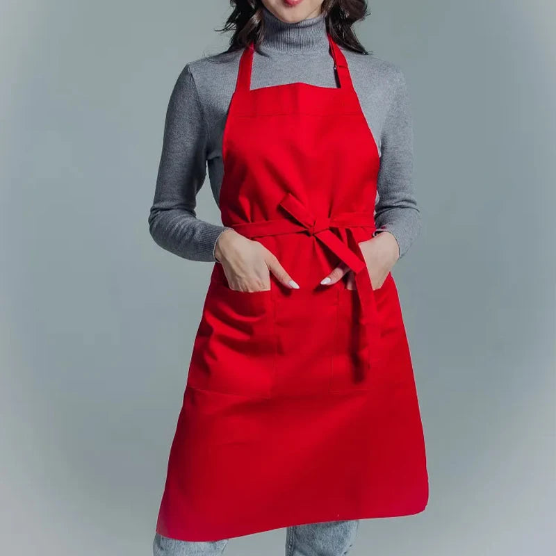 Tablier cuisine bleu anti-taches coloré apaisant résistant