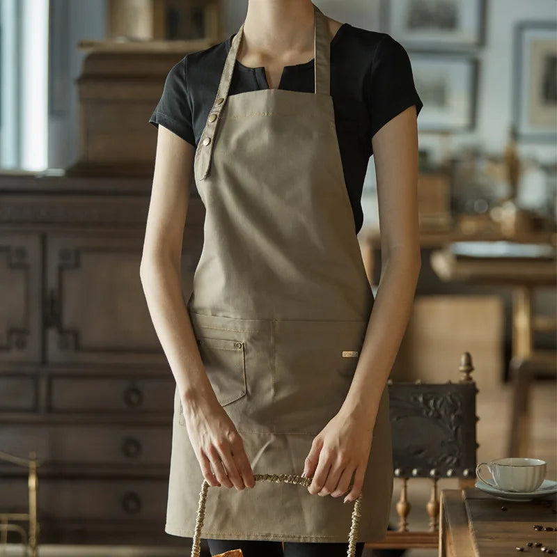 Tablier Cuisine avec Logo – Tablier Professionnel Broderie ou Impression Logo