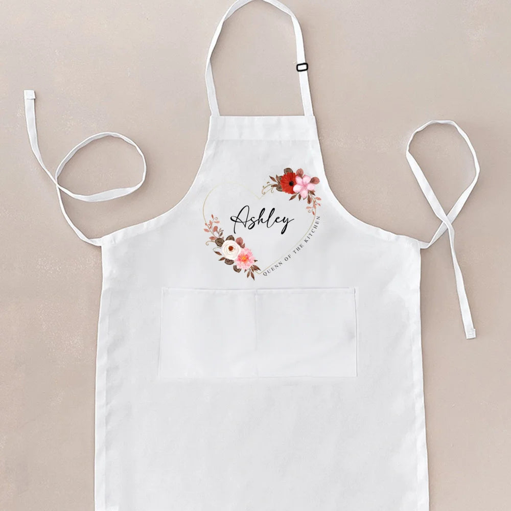 Tablier de Cuisine avec Prénom – Tablier Personnalisé Cadeau Original
