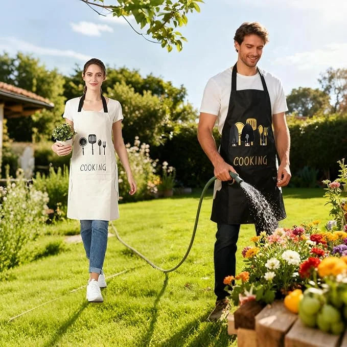 Tablier cuisine anti-taches protection maximale quotidien
