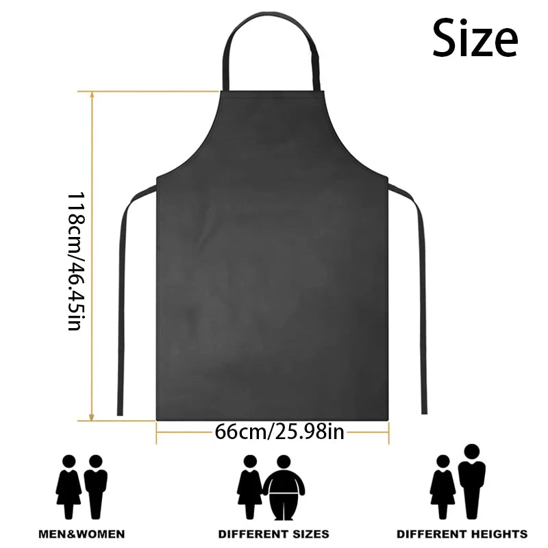 Tablier de cuisine long grande longueur anti-taches résistant
