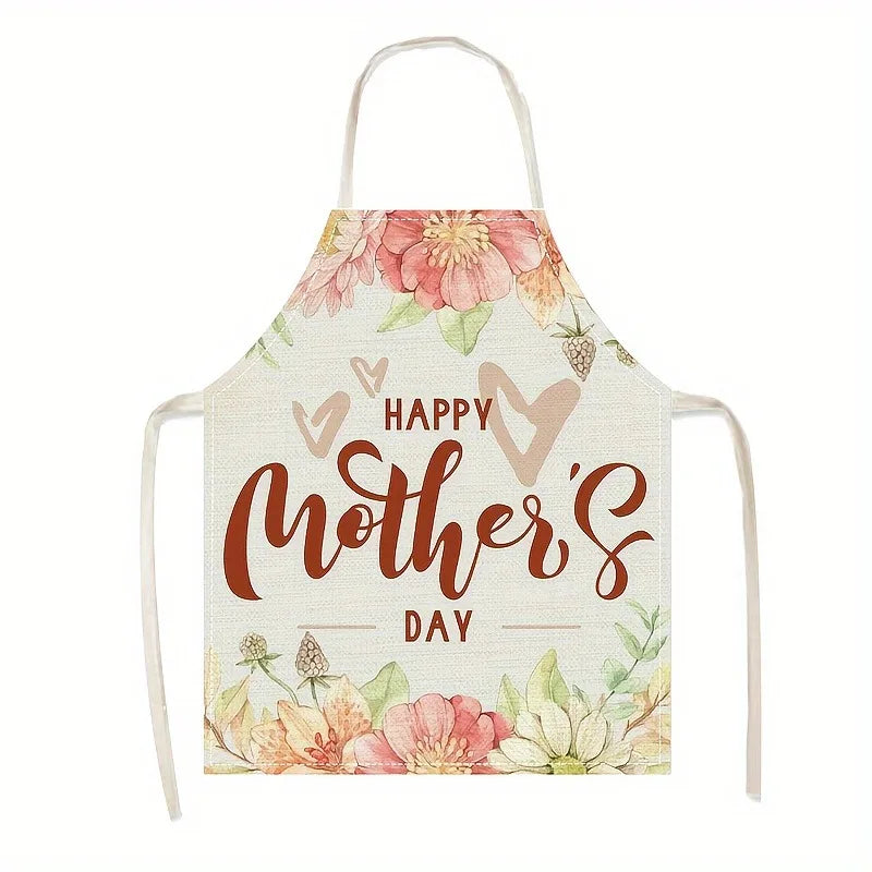 Tablier cuisine fête des mères maman élégant cadeau coton