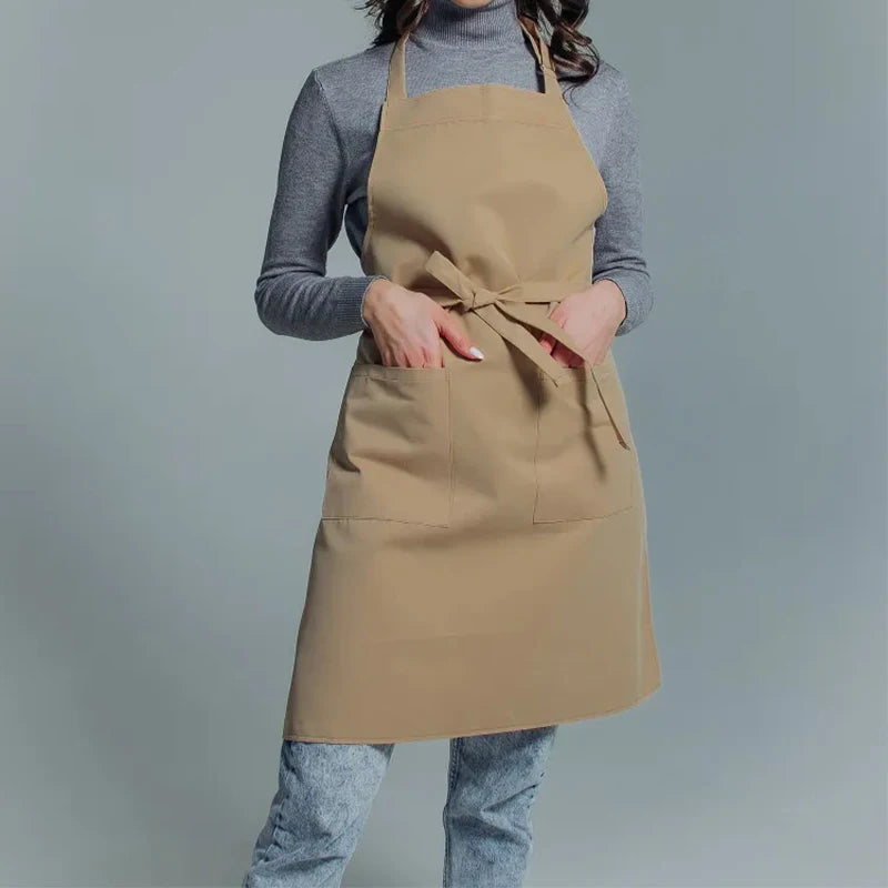 Tablier cuisine bleu anti-taches coloré apaisant résistant