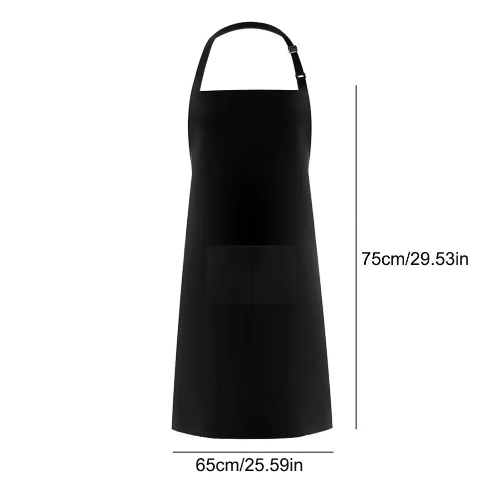 Tablier cuisine noir femme