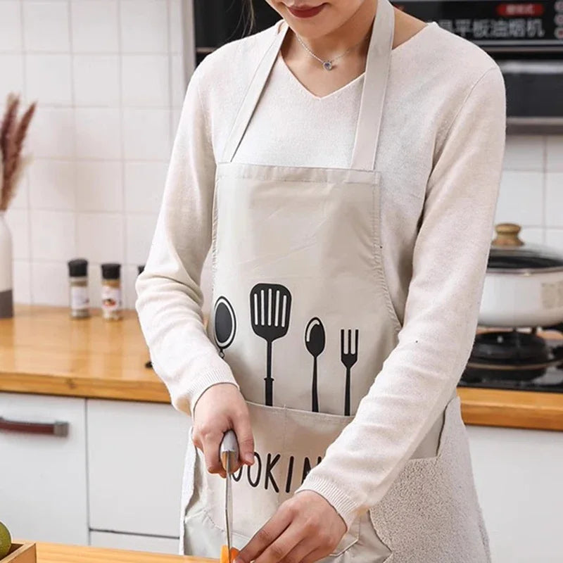 Tablier cuisine anti-taches protection maximale quotidien