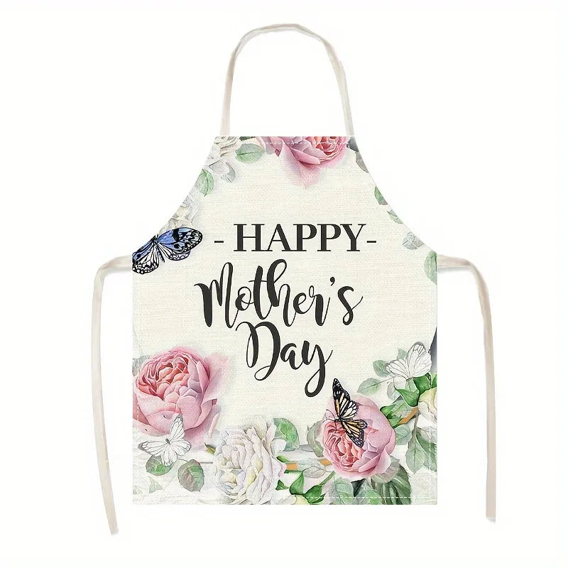 Tablier cuisine fête des mères maman élégant cadeau coton