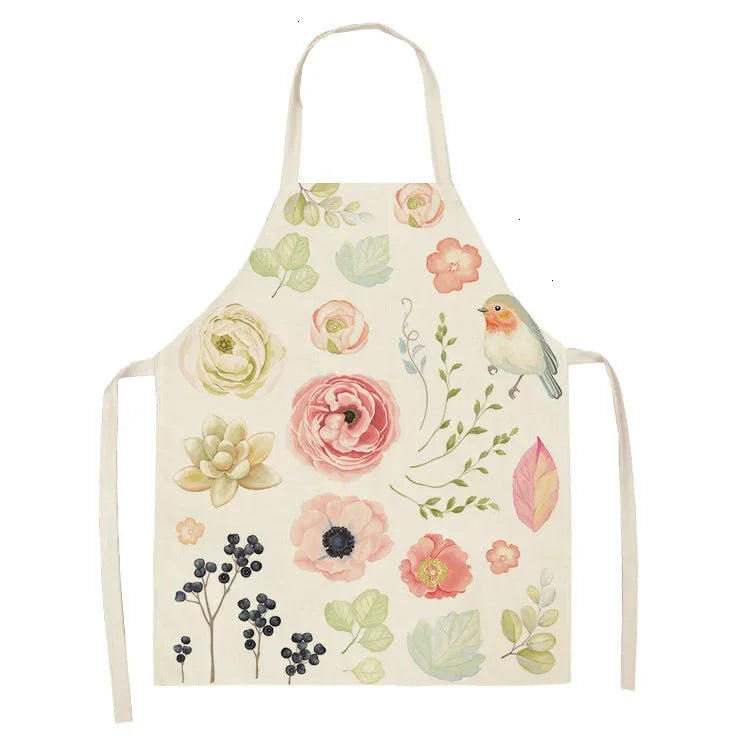 Tablier Cuisine Imprimé Lin Coton – Tablier Motifs Tendance et Originaux