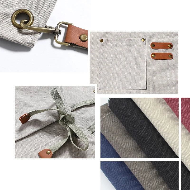 Tablier cuisine bleu homme