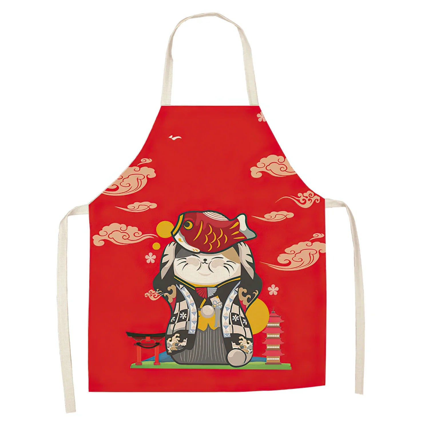Tablier cuisine kawaii coloré femme enfant bonne humeur cadeau