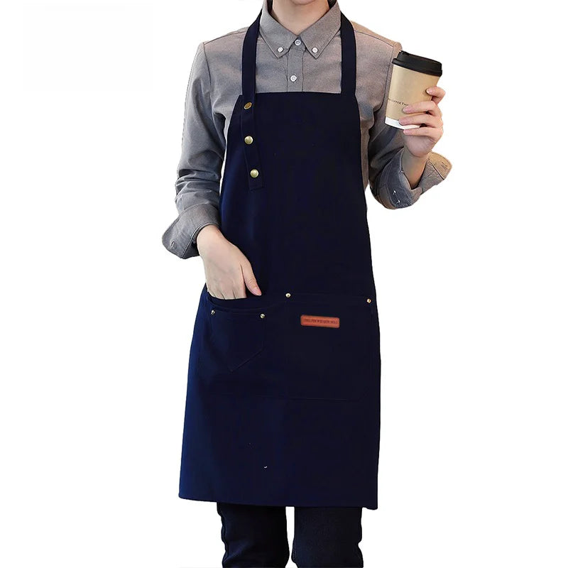 Tablier Cuisine Haut de Gamme Dacron – Tablier Premium Professionnel Élégant